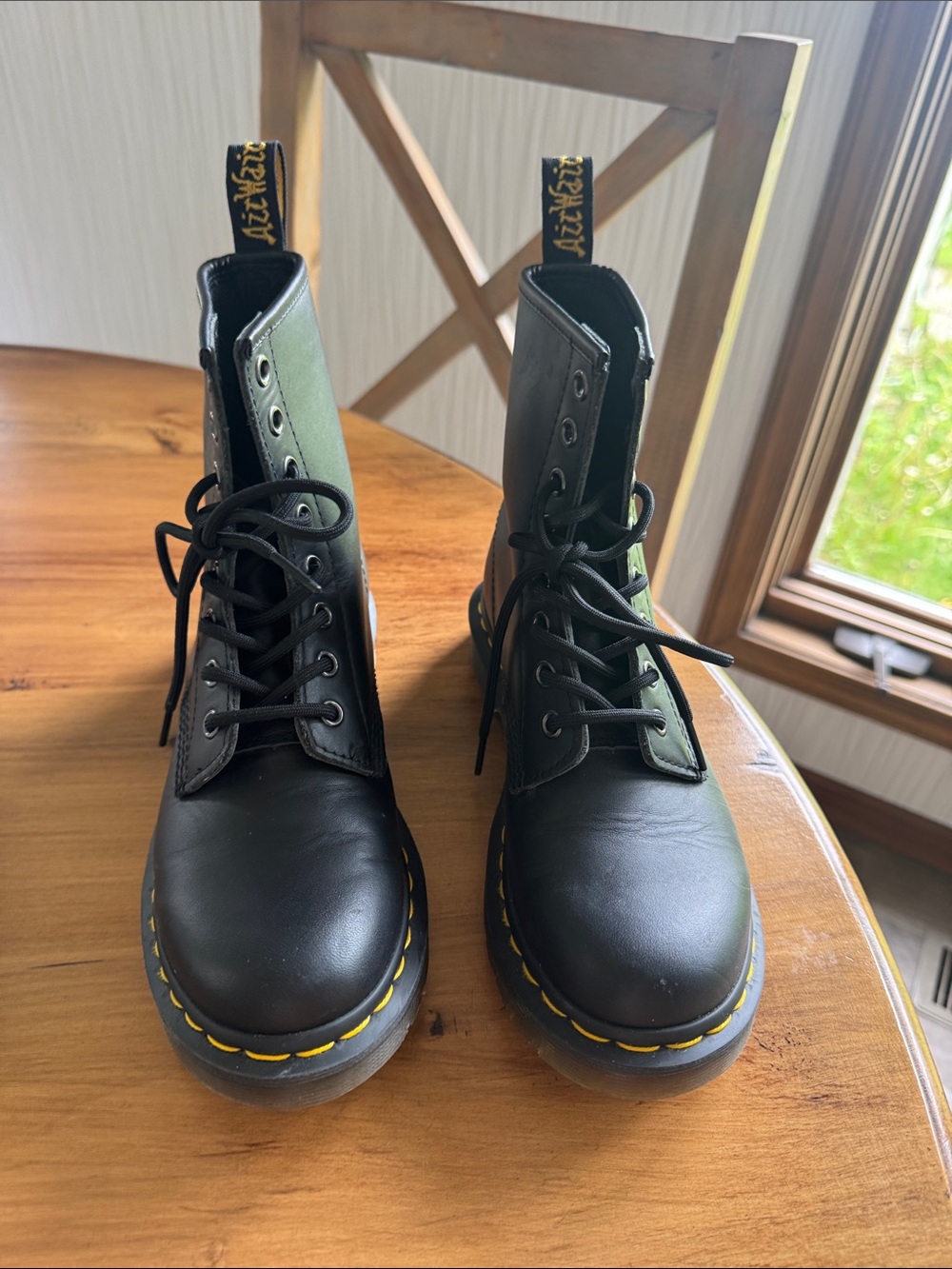 Dr. Martens Black Lace-Up high top Boots